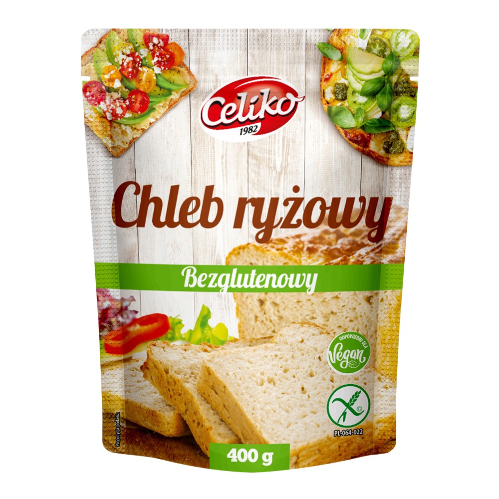Chleb Ryżowy bezglutenowy 400g - Celiko