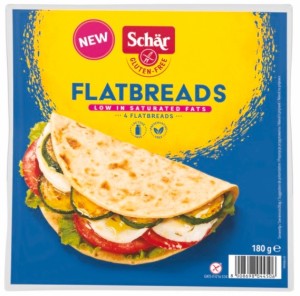 Flatbreads Mini Tortilla bezglutenowa 4 sztuki 180 g - Schar