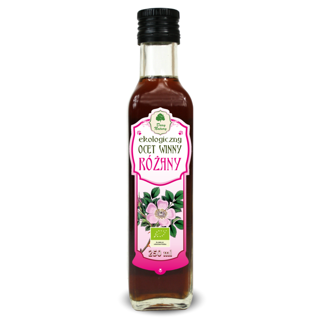 Ocet Winny Różany BIO 250 ml - Dary Natury
