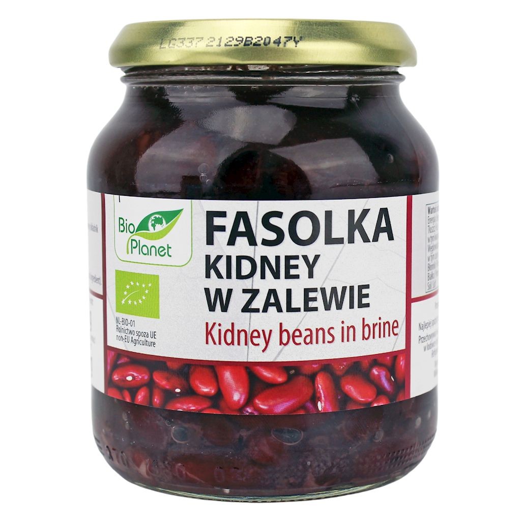 Fasola Czerwona Kidney w Zalewie BIO 240g - Bio Planet