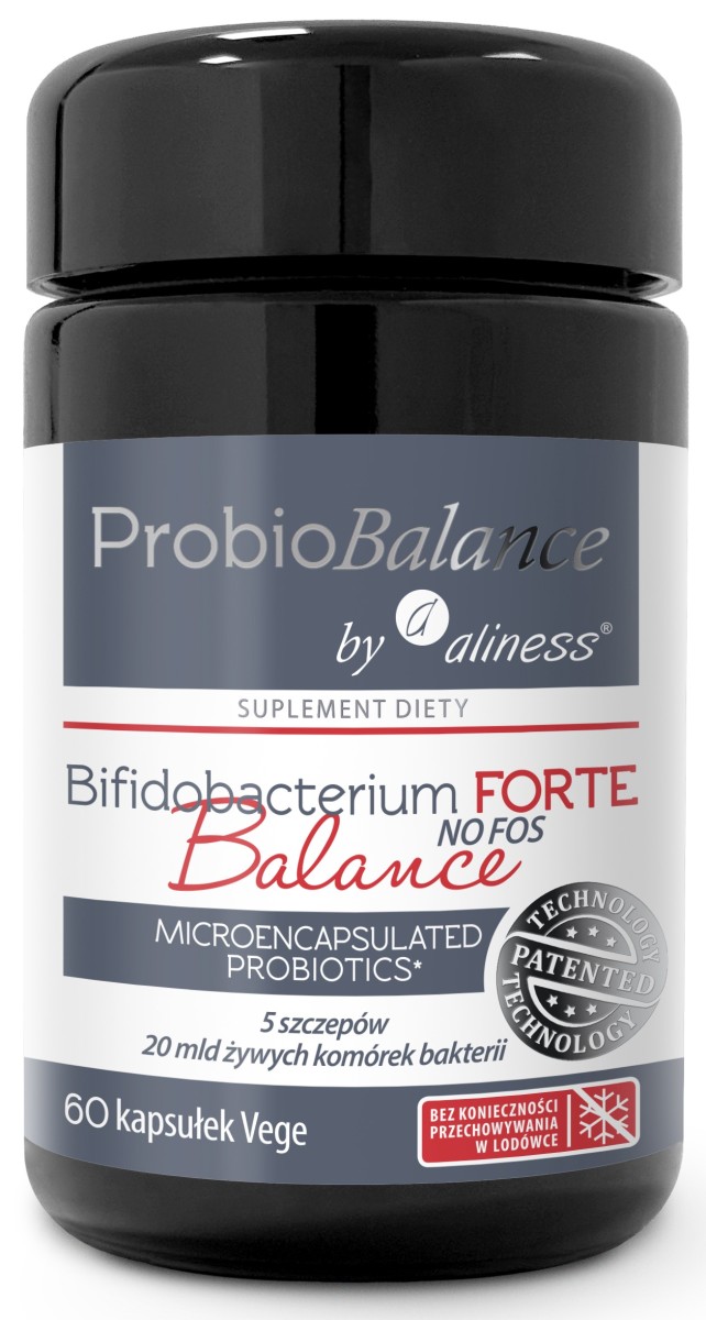 Probiotyk ProbioBalance Bifidobacterium Forte Balance 20 mld. 60 kapsułek - Probio Balance by Aliness