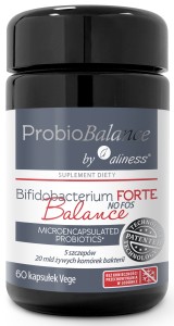 Probiotyk ProbioBalance Bifidobacterium Forte Balance 20 mld. 60 kapsułek - Probio Balance by Aliness