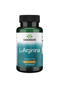 L-Arginina 500 mg 100 kapsułek - Swanson