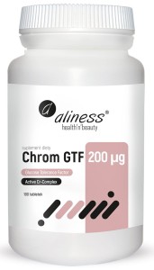 Chrom GTF Active Cr-Complex 200 µg 100 tabletek - Aliness
