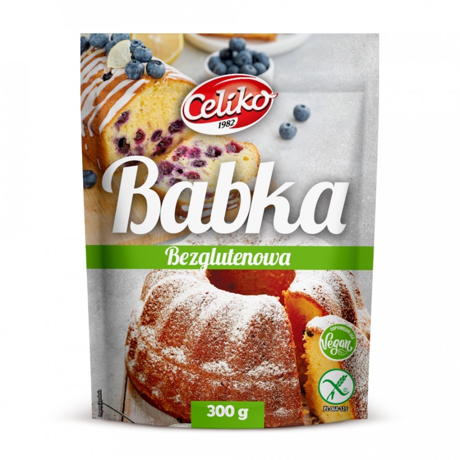 Mieszanka Do Wypieku Babki bezglutenowa 300g - Celiko