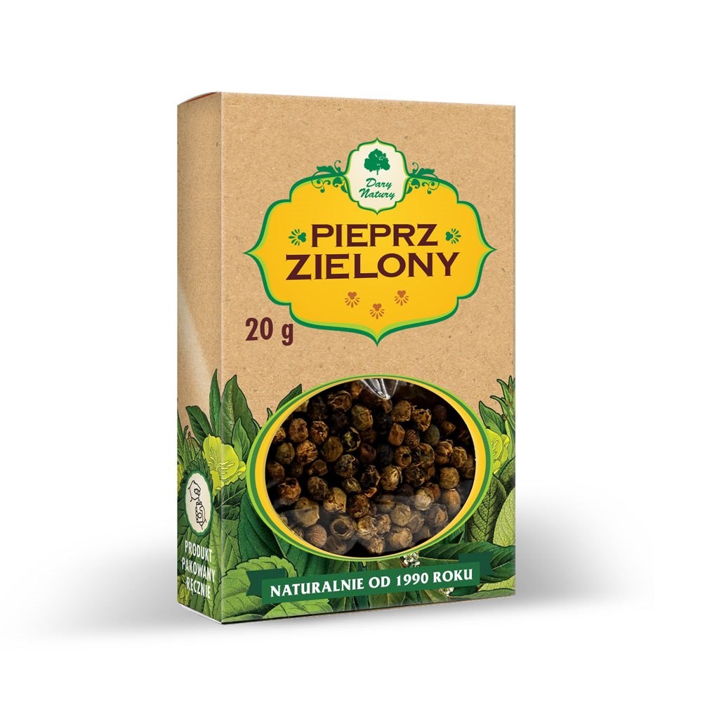 Pieprz Zielony 20g - Dary Natury