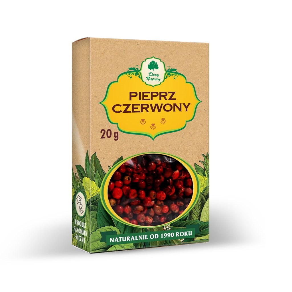 Pieprz Czerwony Ziarnisty 20g - Dary Natury