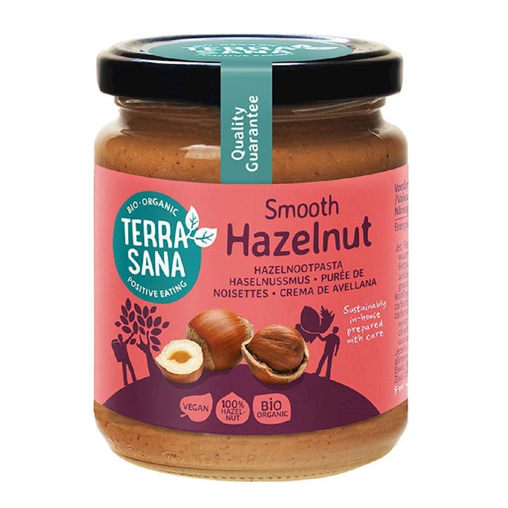 Krem z Orzechów Laskowych Prażonych 100% BIO 250 g - Terrasana