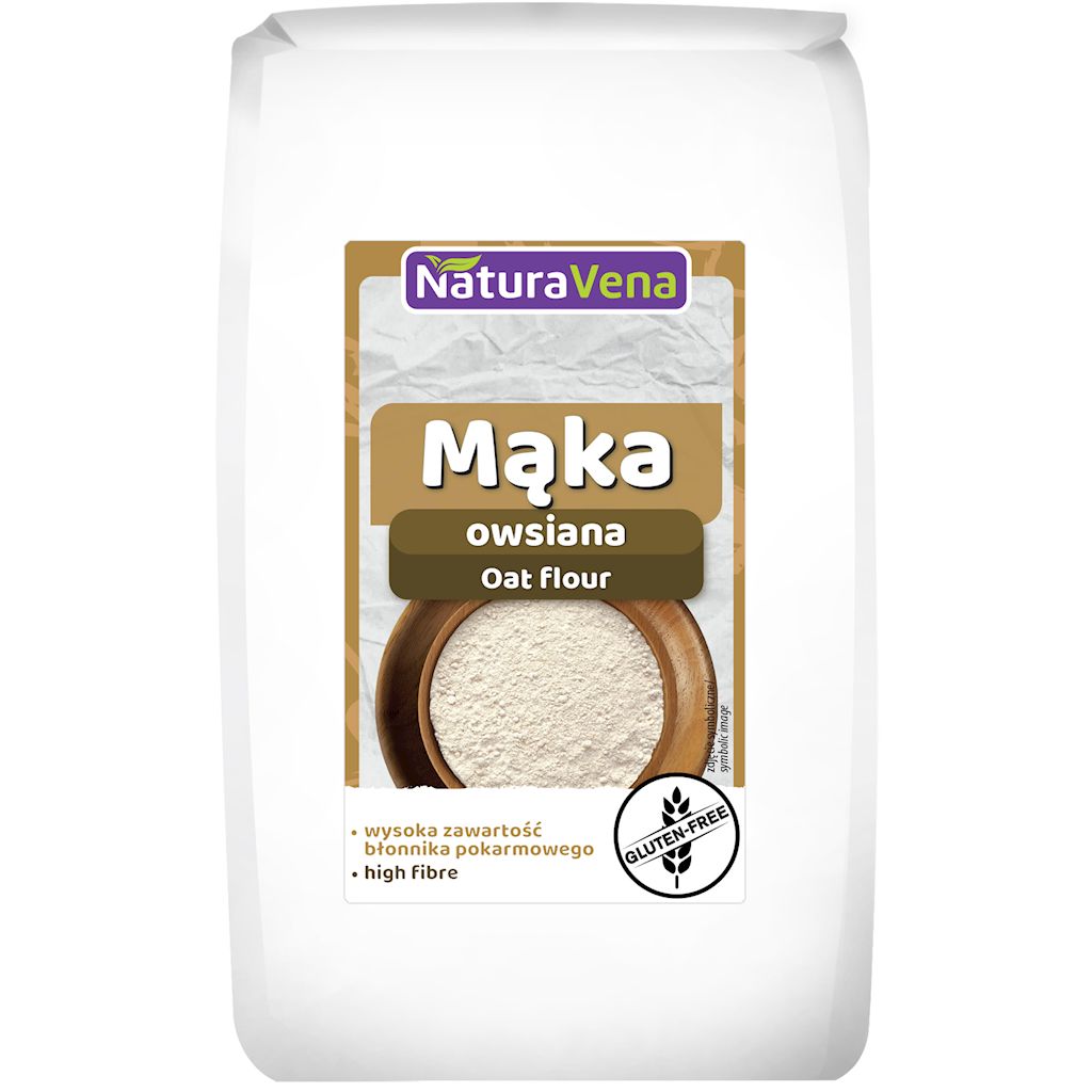 Mąka Owsiana bezglutenowa 400 g - Naturavena
