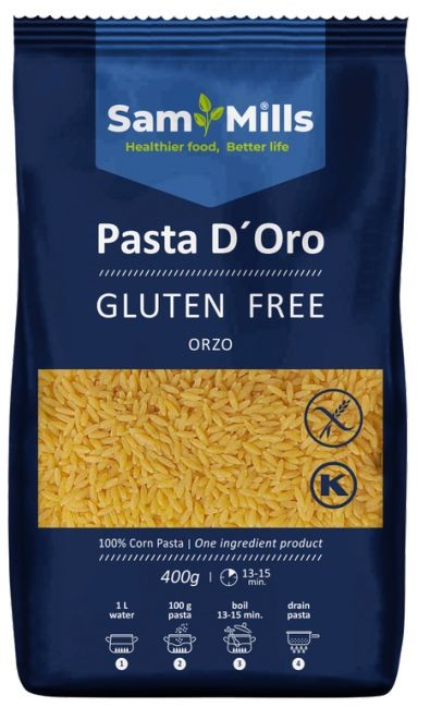 Makaron Orzo bezglutenowy 400 g - Sam Mill