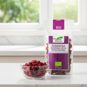 Żurawina Suszona Cięta Niesłodzona BIO 100g - Bio Planet