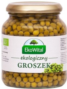 Groszek Zielony w Zalewie BIO 230g - EkoWital