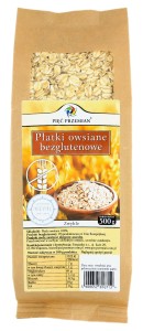 Płatki Owsiane Zwykłe bezglutenowe 500g - Pięć Przemian