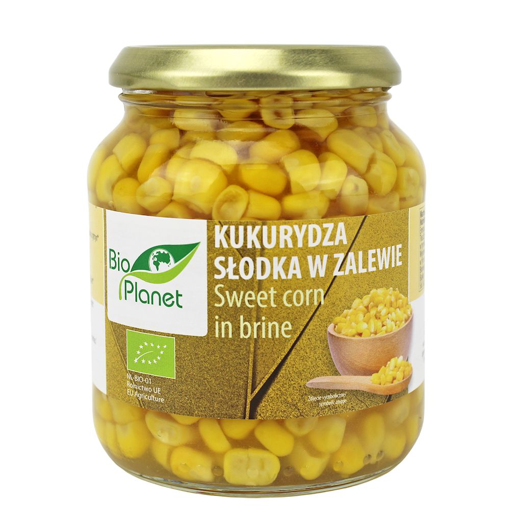 Kukurydza Słodka w zalewie BIO 340g - Bio Planet