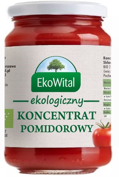Koncentrat Pomidorowy BIO 200g - EkoWital