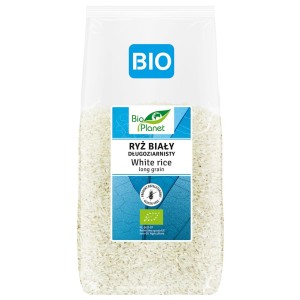 Ryż Biały Długoziarnisty bezglutenowy BIO 500g - Bio Planet
