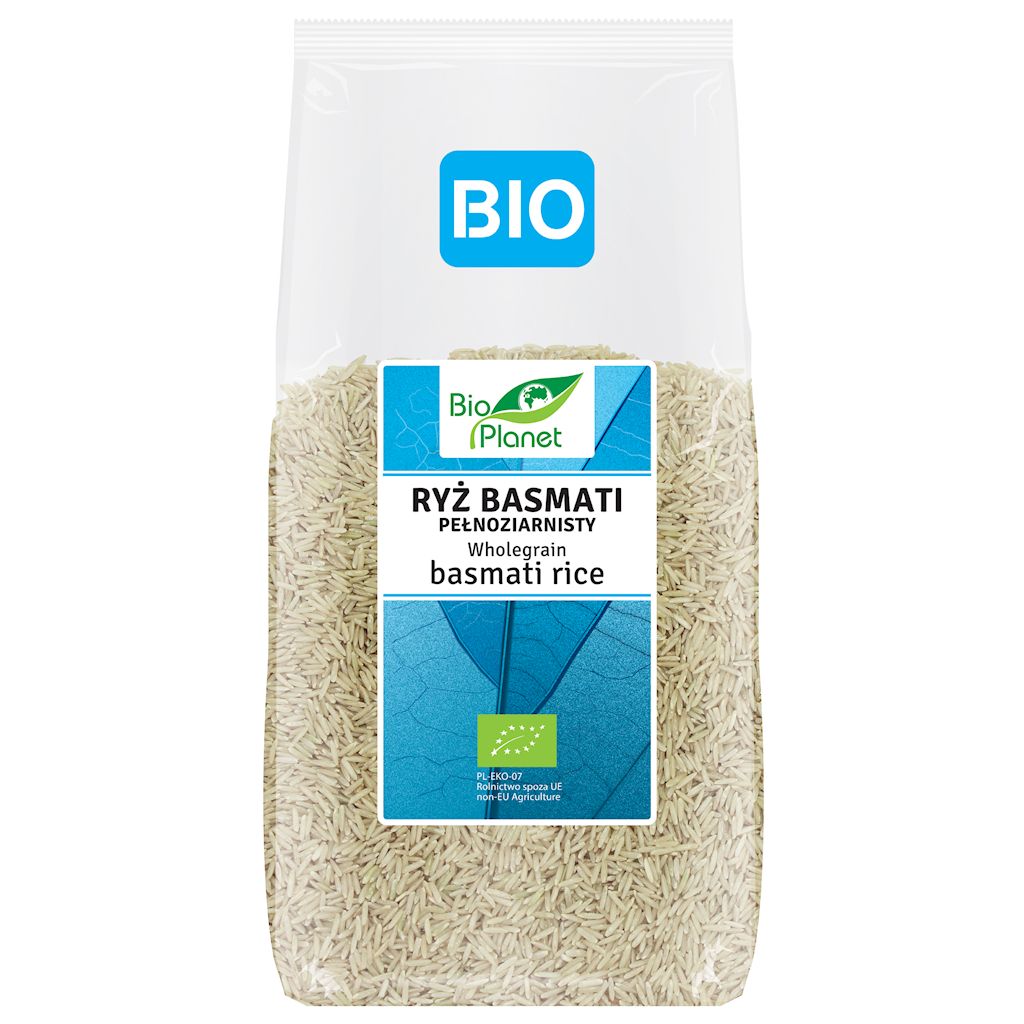 Ryż Basmati Pełnoziarnisty BIO 500g - Bio Planet