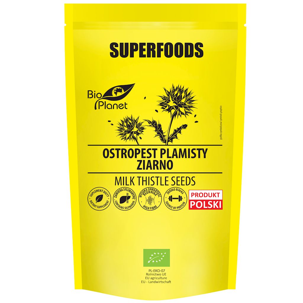 Ostropest Plamisty Ziarno BIO 200g - Bio Planet