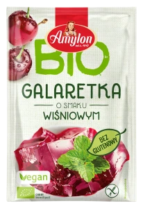 Galaretka o Smaku Wiśniowym Bezglutenowa BIO 40g - Amylon