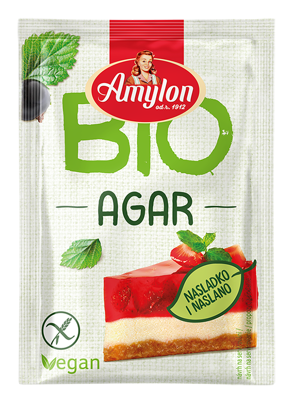Agar Agar bezglutenowy BIO 10g - Amylon