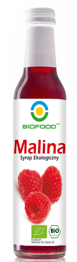 Syrop Malinowy BIO 250ml - Bio Food