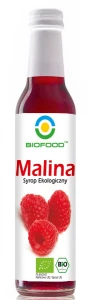 Syrop Malinowy BIO 250ml - Bio Food