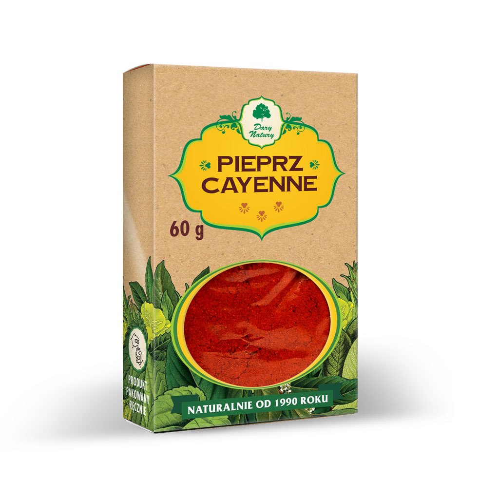 Pieprz Cayenne 60g - Dary Natury