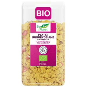 Płatki Kukurydziane z Truskawkami BIO 250g - Bio Planet