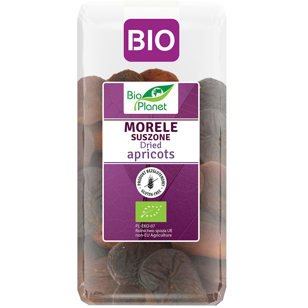 Morele Suszone bezglutenowe BIO 400g - Bio Planet