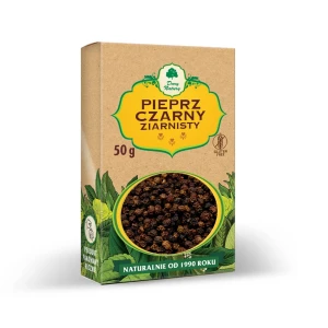 Pieprz Czarny Ziarnisty 50g - Dary Natury
