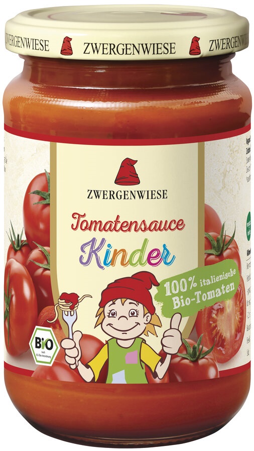 Sos Pomidorowy dla Dzieci BIO bezglutenowy 350g - Zwergenwiese