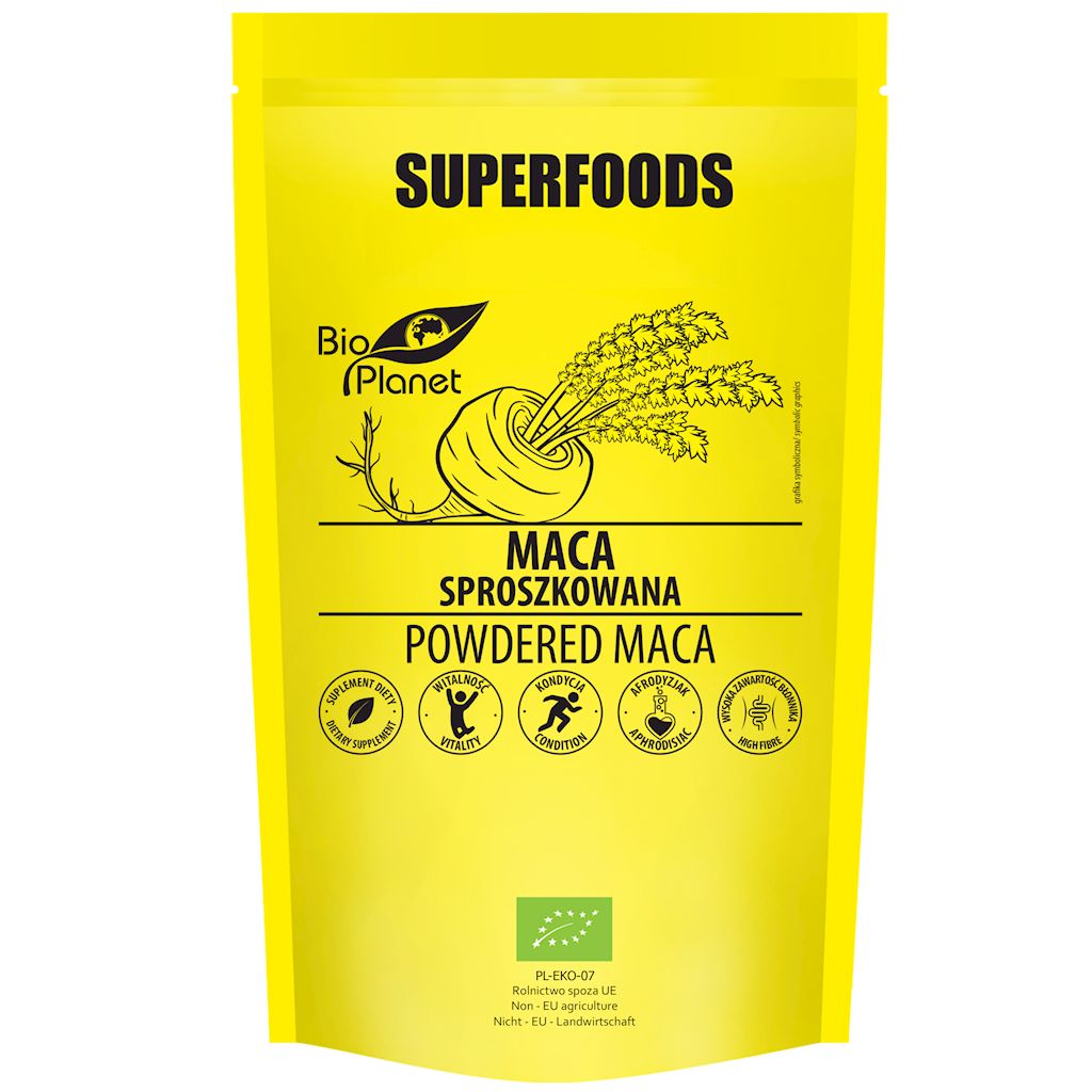 Maca Korzeń w Proszku BIO 150g - Bio Planet