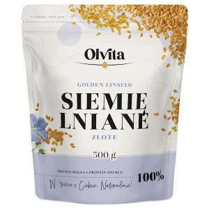 Siemię Lniane Złociste 500g - Olvita