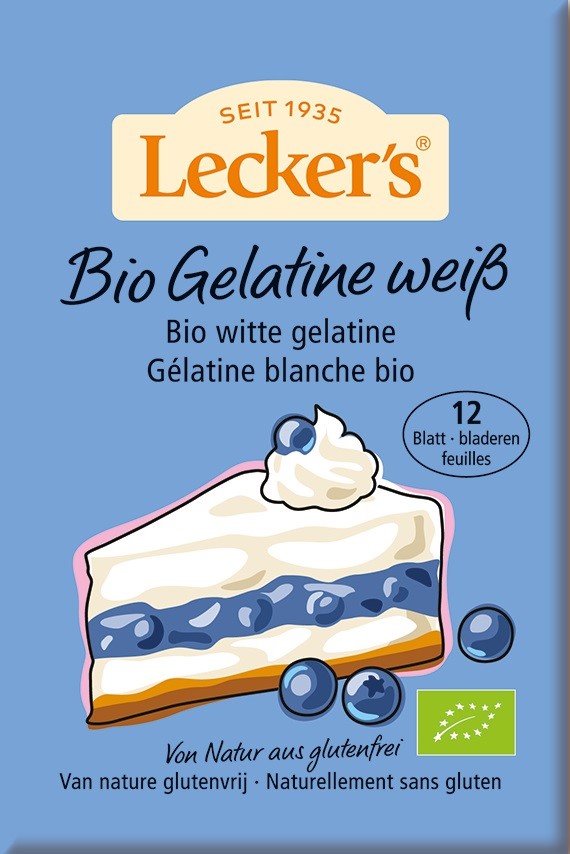 Żelatyna w Listkach BIO 20g - Lecker's