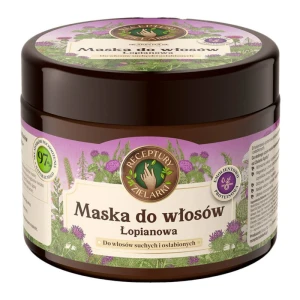 Maska Do Włosów Łopianowa 300 ml - Receptury Zielarki