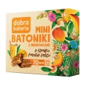 Mini Batoniki z Nerkowców o Smaku Mango Lassi bez dodatku cukru 6 sztuk 102 g - Dobra Kaloria