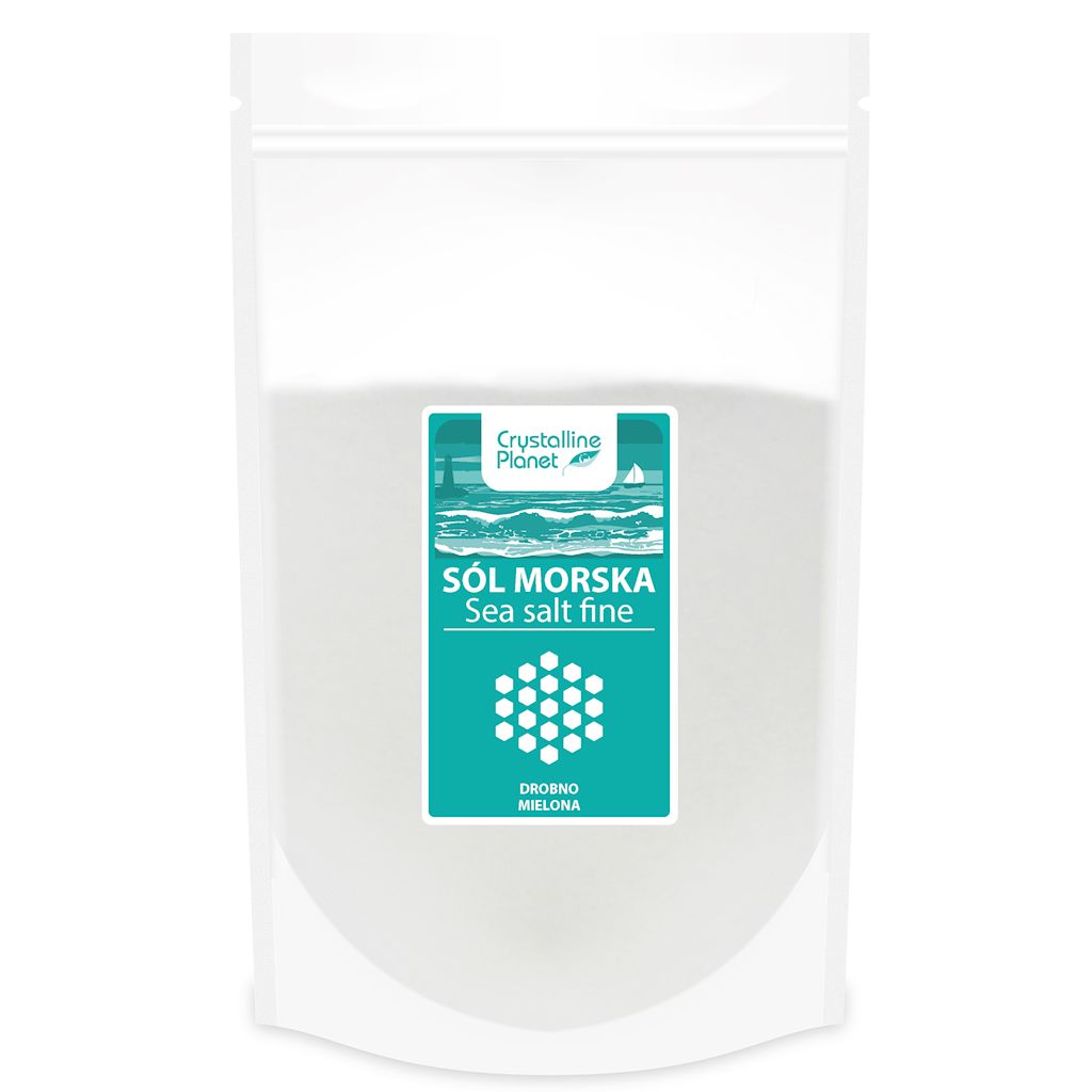Sól Morska Drobno Mielona 1kg - Crystalline Planet