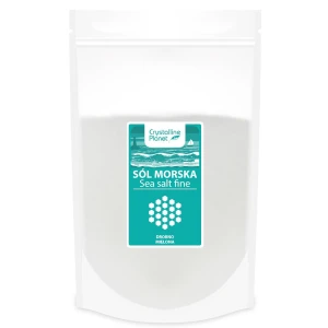 Sól Morska Drobno Mielona 1kg - Crystalline Planet