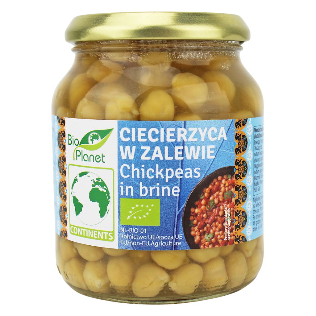Ciecierzyca w zalewie BIO 350g / 230g - Bio Planet