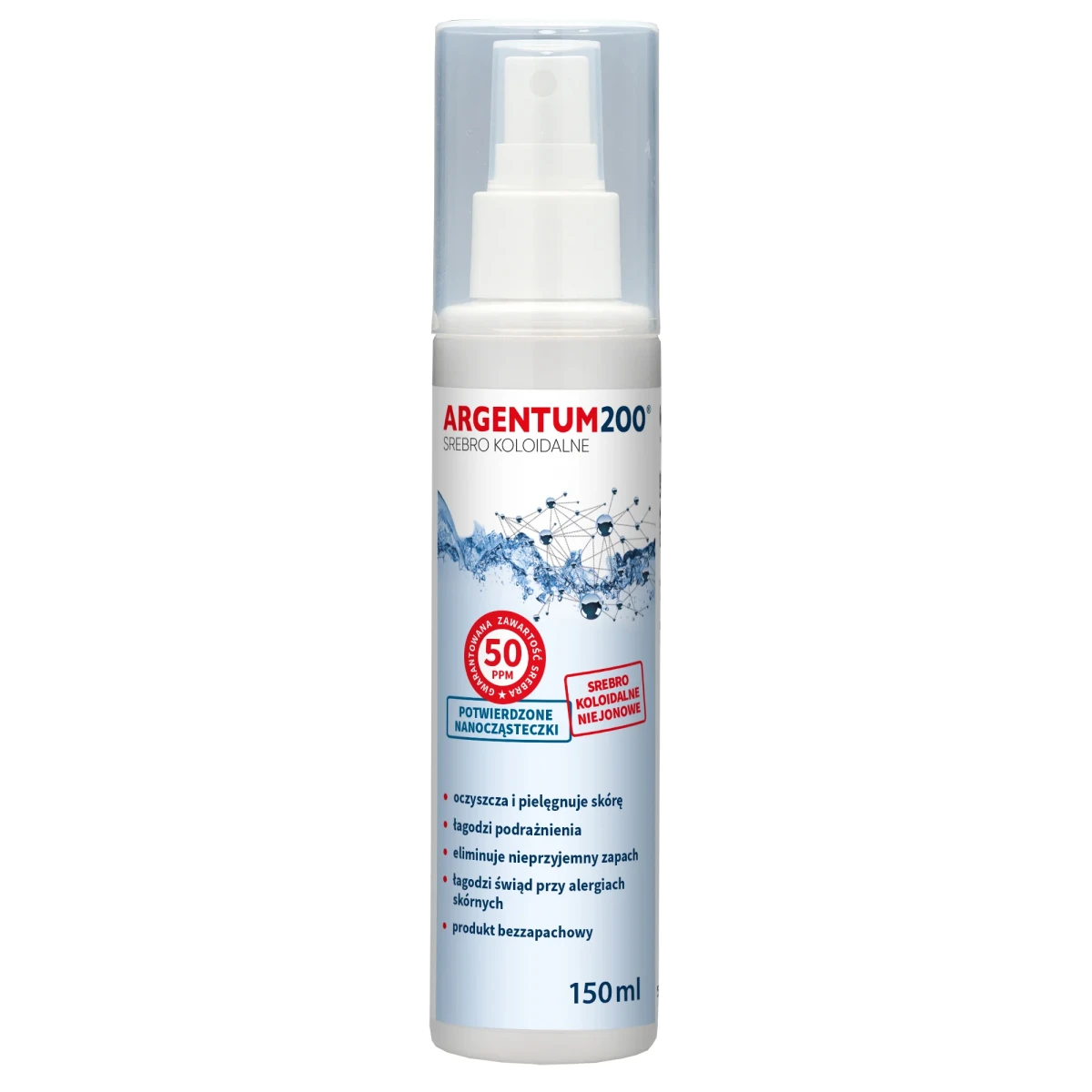 Argentum 200 Srebro Koloidalne 50ppmn 150 ml - Aura Herbals
