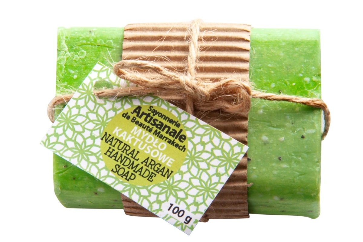 Mydło Kaktusowe z Opuncją Figową Pilingujące Kostka 100 g - Beaute Marrakech