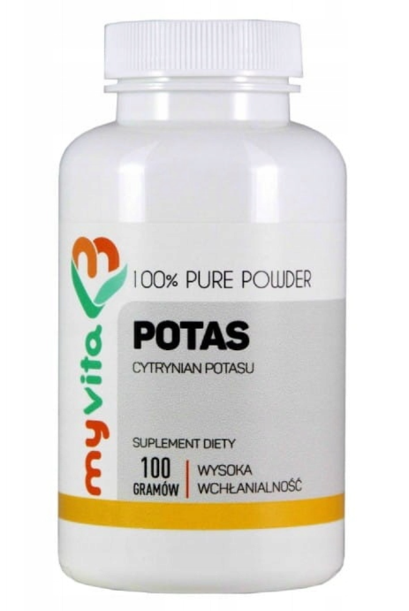 Cytrynian Potasu w proszku 100 g - MyVita