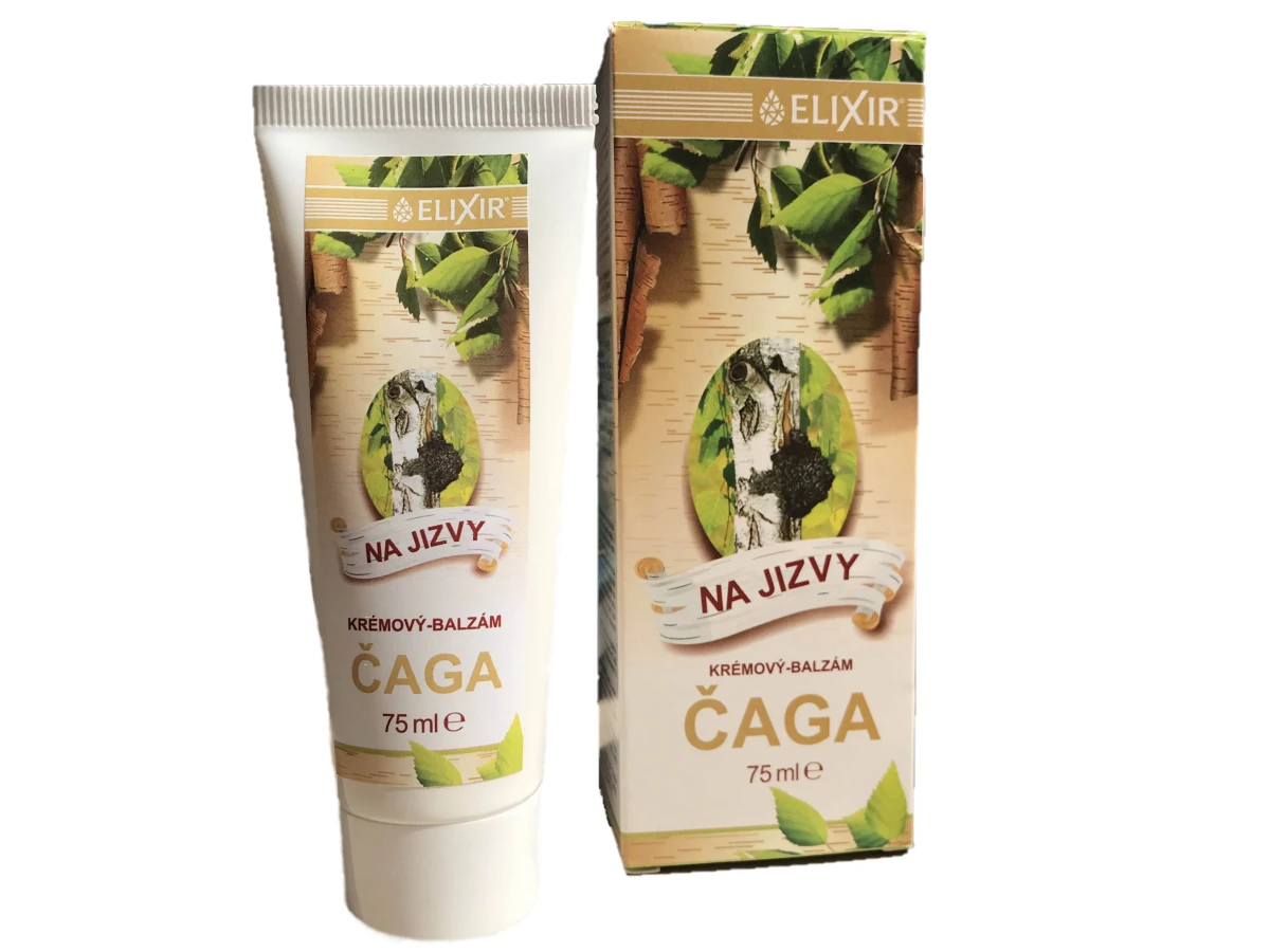 Krem-Balsam Pielęgnujący Czaga z Hubą Brzozową 75 ml - Elixir