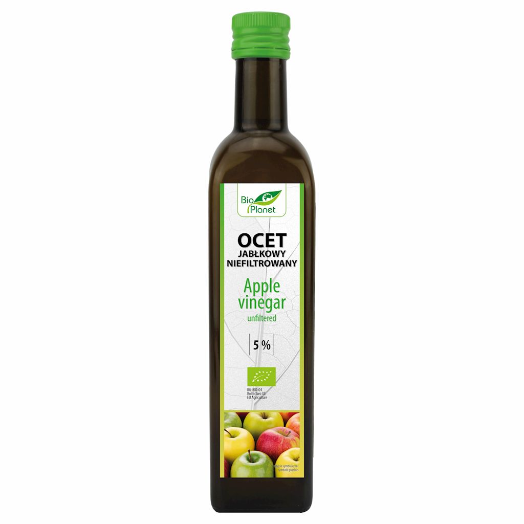 Ocet Jabłkowy Niefiltrowany 5% BIO 500ml - Bio Planet