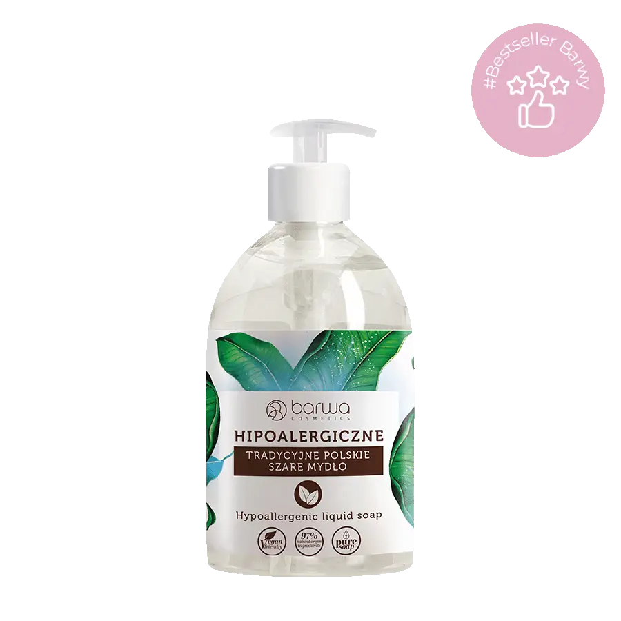 Szare Mydło w Płynie Hipoalergiczne 500 ml - Barwa