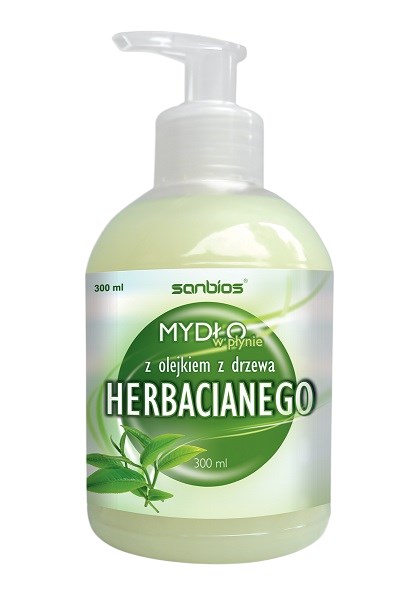 Mydło w Płynie z Olejkiem z Drzewa Herbacianego 300 ml - Sanbios
