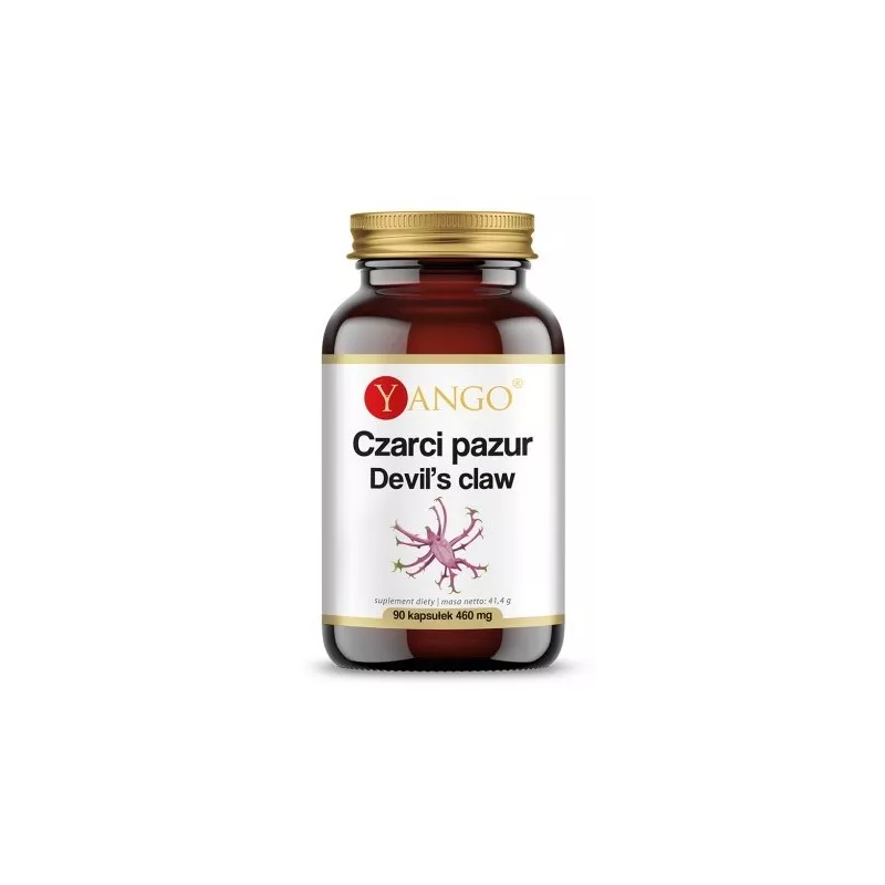 Czarci Pazur Devil's Claw 370 mg 90 kapsułek - Yango
