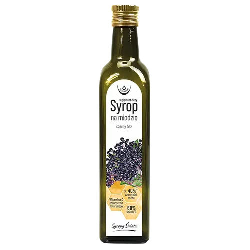 Syrop Na Miodzie Czarny Bez 250 ml - Oleofarm