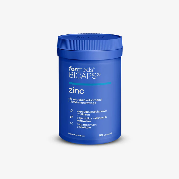 Bicaps Zinc Cytrynian Cynku 60 kapsułek - Formeds