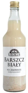 Barszcz Biały na Zakwasie Niepasteryzowany 500 ml - Krokus (DATA: 12.10.2026)